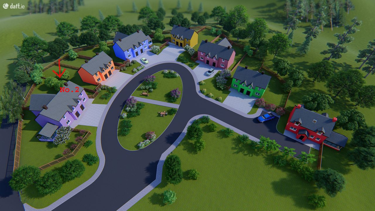 LAST REMAINING PROPERTY FOR SALE at The Oval, Eyeries Village, Beara